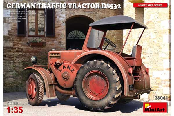 Німецький транспортний трактор D8532 (MiniArt 38041) 1/35 Німецький транспортний трактор D8532 (MiniArt 38041) 1/35