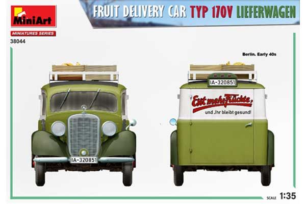 Фургон для доставки фруктів TYP 170V Lieferwagen (MiniArt 38044) 1/35