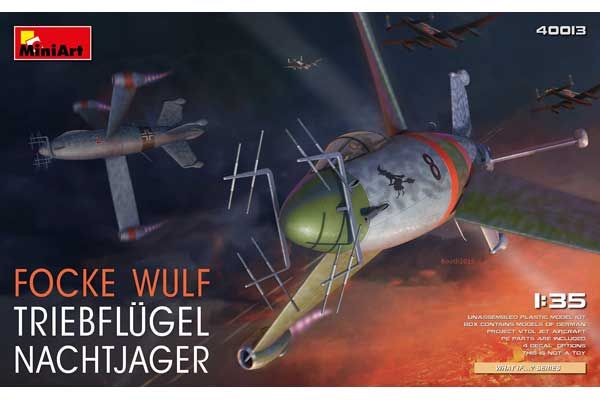 Ночной истребитель Focke Wulf Triebflugel Nachtjager (MiniArt 40013) 1/35