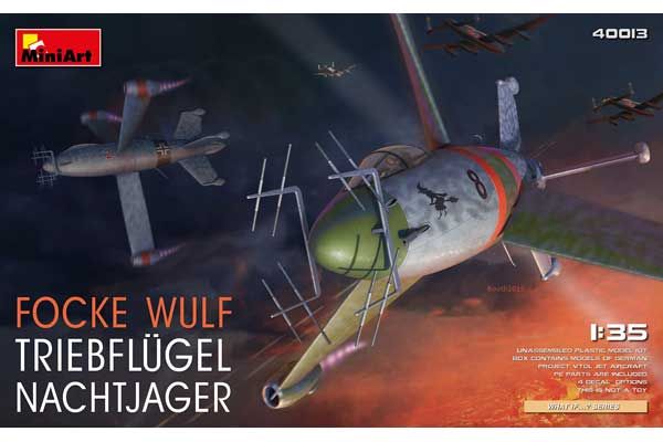 Нічний винищувач Focke Wulf Triebflugel Nachtjager (MiniArt 40013) 1/35