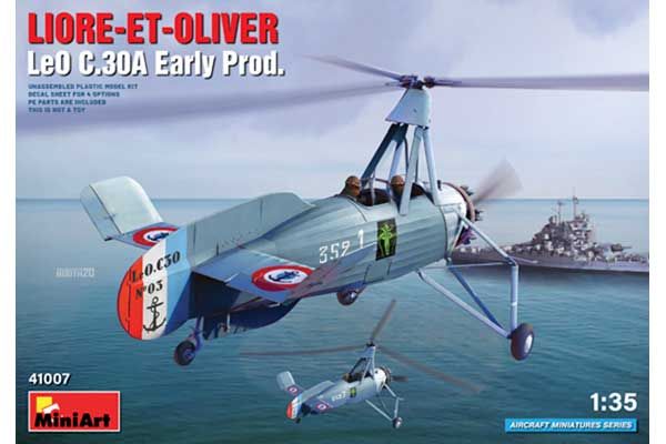 LIORE-ET-OLIVER LeO C.30A Раннього Виробництва (MiniArt 41007) 1/35 LIORE-ET-OLIVER LeO C.30A Раннього Виробництва (MiniArt 41007) 1/35