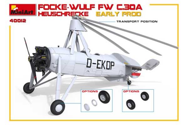 Focke Wulf FW C.30A “Heuschrecke” раннего производства (MiniArt 41012) 1/35