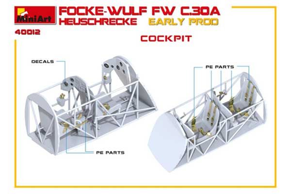 Focke Wulf FW C.30A “Heuschrecke” раннего производства (MiniArt 41012) 1/35