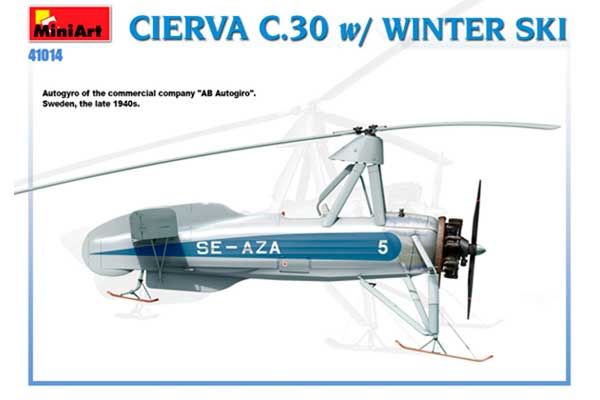 CIERVA C.30 с лыжами (MiniArt 41014) 1/35