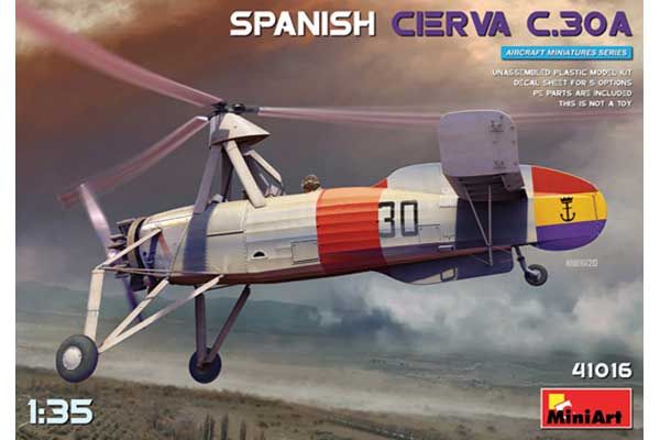Испанский CIERVA C.30A (MiniArt 41016) Испанский CIERVA C.30A (MiniArt 41016)