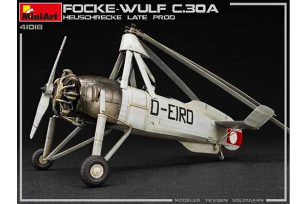 Focke Wulf FW C.30A “Heuschrecke” Позднего Производства (MiniArt 41018) 1/35