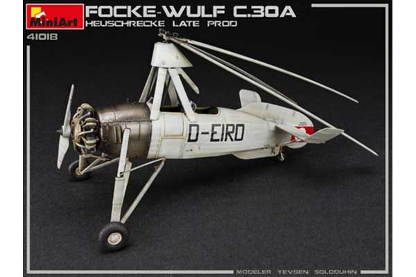 Focke Wulf FW C.30A “Heuschrecke” Позднего Производства (MiniArt 41018) 1/35