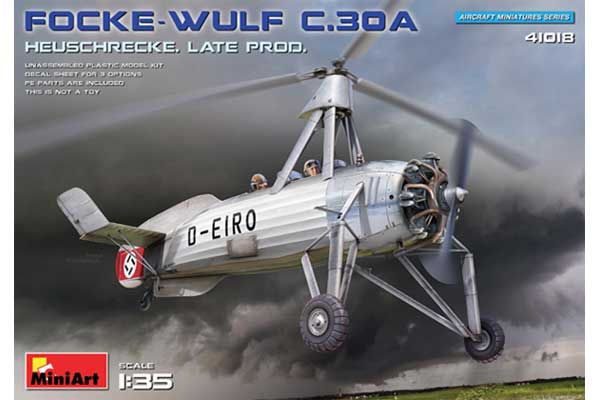 Focke Wulf FW C.30A “Heuschrecke” Позднего Производства (MiniArt 41018) 1/35