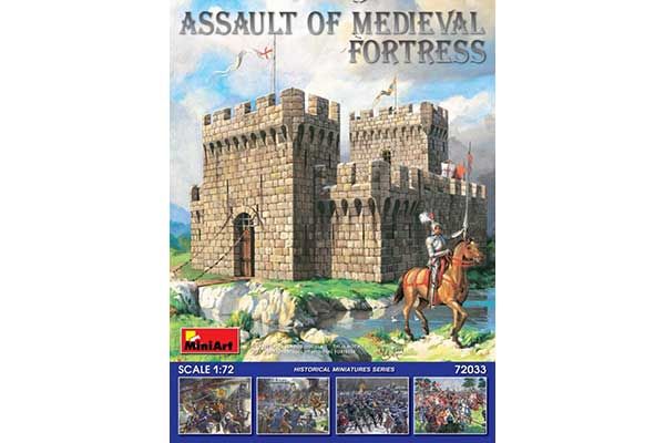 Штурм средневековой крепости (модель + фигуры) (MiniArt 72033) 1/72 Штурм средневековой крепости (модель + фигуры) (MiniArt 72033) 1/72