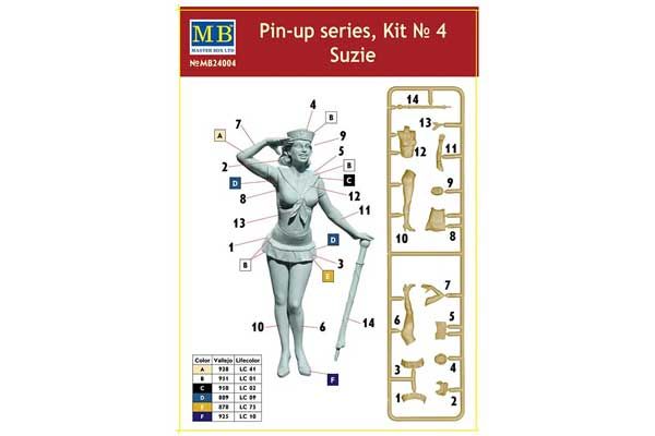 Серія Pin-up: Сьюзі, набір №4 (Master Box 24004) 1/24