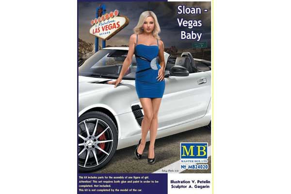 Слоан. Девушка Лас-Вегаса (Master Box 24020) 1/24 Слоан. Девушка Лас-Вегаса (Master Box 24020) 1/24