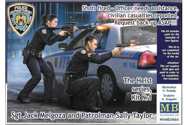 Сержант Джек Мелгоза и патрульный полицейский Салли Тейлор (Master Box 24064) 1/24