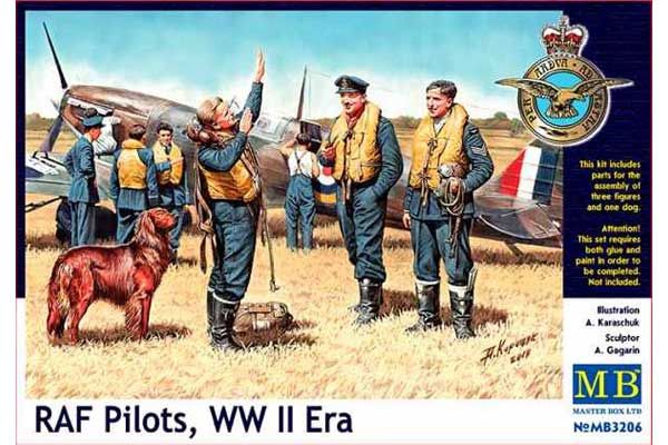 Пилоты королевских ВВС (Master Box 3206) 1/32 Пилоты королевских ВВС (Master Box 3206) 1/32