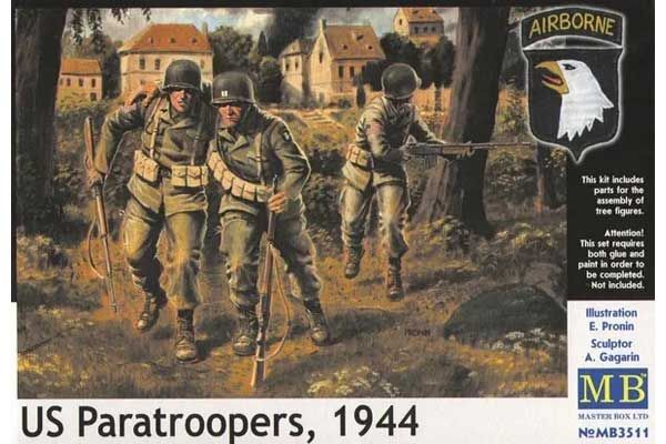 Парашютный десант, 1944 г. (Master Box 3511) 1/35 Парашютный десант, 1944 г. (Master Box 3511) 1/35