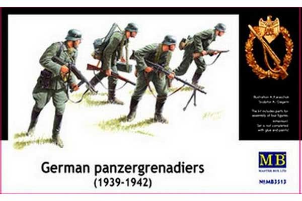 Немецкие панцергренадеры, 1939-1942 г. (Master Box 3513) 1/35 Немецкие панцергренадеры, 1939-1942 г. (Master Box 3513) 1/35