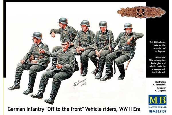 Немецкая пехота в транспортном средстве (Master Box 35137) 1/35 Немецкая пехота в транспортном средстве (Master Box 35137) 1/35