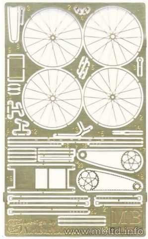 Немецкий военный велосипед 2МВ (Master Box 35165) 1/35