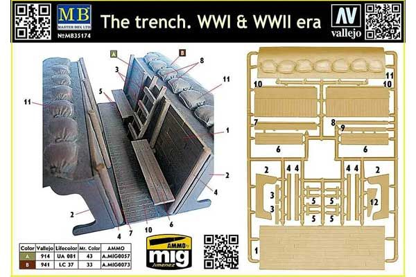 Траншея (Master Box 35174) 1/35