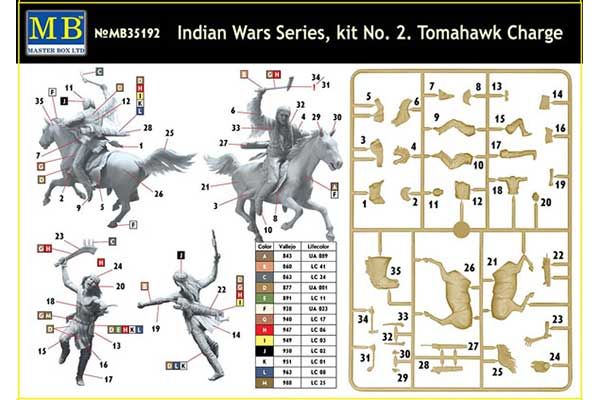 "Tomahawk Charge" (MASTER BOX 35192) 1/35