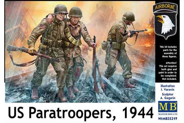 Американские парашютисты, 1944 г. (MAster Box 35219) 1/35 Американские парашютисты, 1944 г. (MAster Box 35219) 1/35