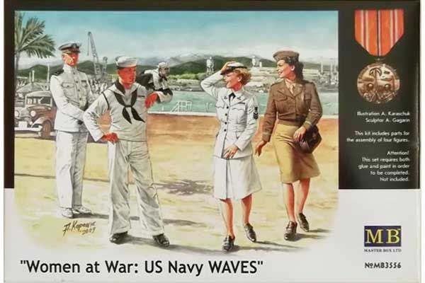 Женщины на войне: ВМС США (Master Box 3556) 1/35 Женщины на войне: ВМС США (Master Box 3556) 1/35