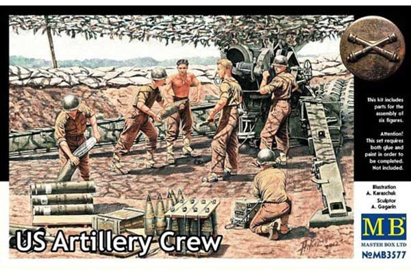 Орудийный расчет армии США (Master Box 3577) 1/35 Орудийный расчет армии США (Master Box 3577) 1/35