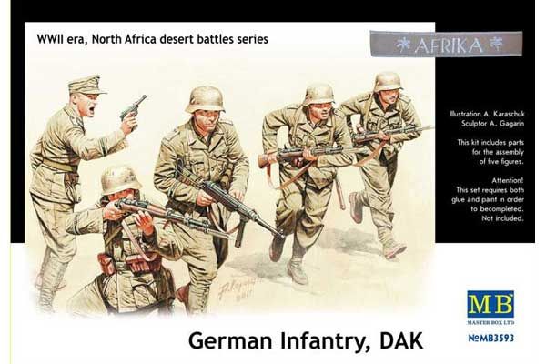 Пехота Африканского корпуса (Master Box 3593) 1/35 Пехота Африканского корпуса (Master Box 3593) 1/35