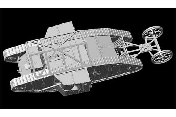 MK I "Male" британський танк (Master Box 72001) 1/72