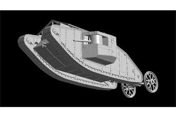 MK I "Male" британський танк (Master Box 72001) 1/72