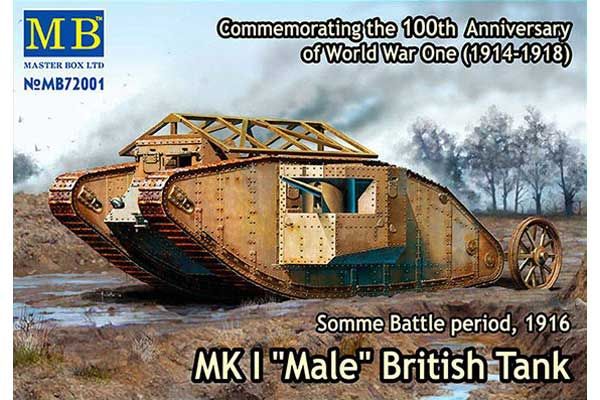 MK I "Male" британський танк (Master Box 72001) 1/72