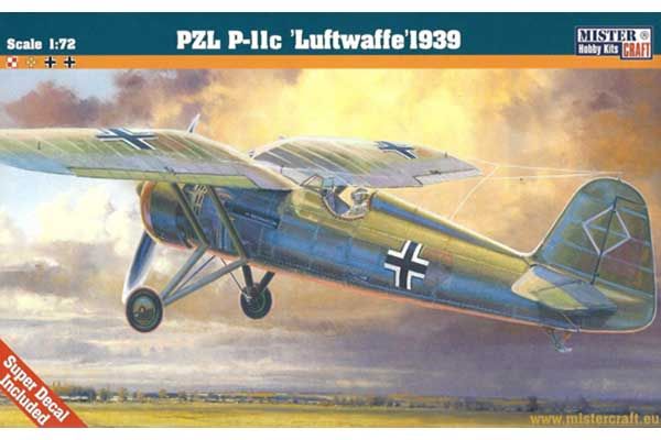 PZL P-11C 'Luftwaffe' 1939 (Mister Craft B10) 1/72 PZL P-11C 'Luftwaffe' 1939 (Mister Craft B10) 1/72