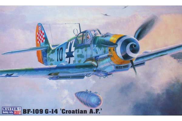 BF-109 G-14 "Croatian A.F" (Mister Craft C151) 1/72