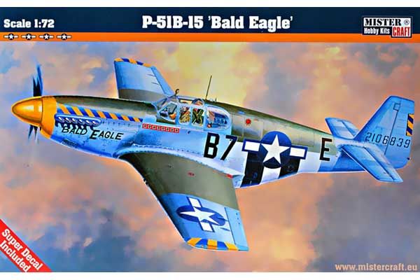 P-51B-15 "Bald Eagle" (Mister Craft C54) 1/72