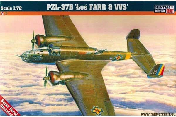 PZL-37B "Los FARR & VVS" (Mister Craft D09) 1/72