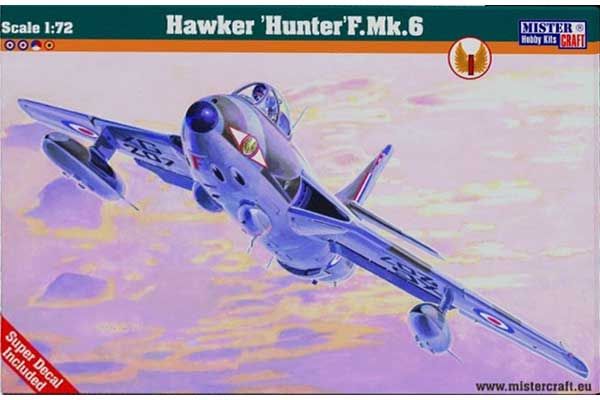 Hawker 'Hunter' F.Mk.6 (Mister Craft D-10) 1/72 Hawker 'Hunter' F.Mk.6 (Mister Craft D-10) 1/72