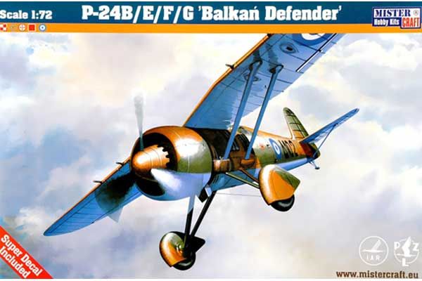 P-24 B/E/F/G "Balkan Defender" (Mister Craft D225) 1/72 P-24 B/E/F/G "Balkan Defender" (Mister Craft D225) 1/72
