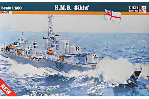 HMS «Sikh» (Mister Craft S95) 1/600 HMS «Sikh» (Mister Craft S95) 1/600