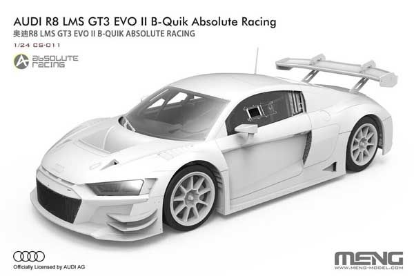 Audi R8 LMS GT3 EVO II B-Quik Absolute Racing (Meng CS-011) 1/24