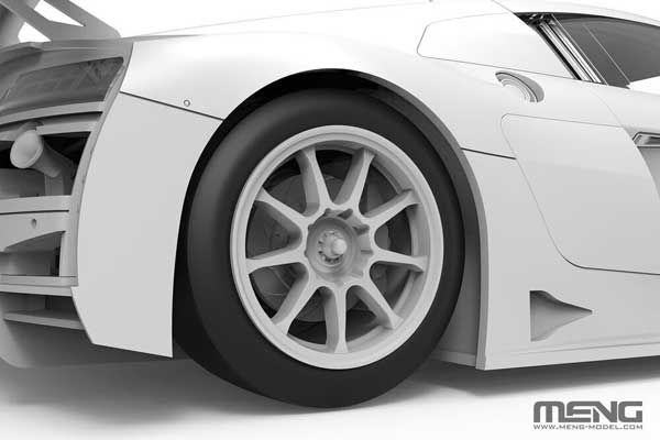 Audi R8 LMS GT3 EVO II B-Quik Absolute Racing (Meng CS-011) 1/24