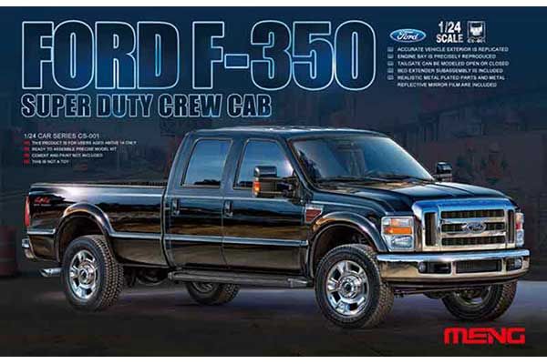 Ford F-350 Super Duty Crew Cab (Meng CS-001) 1/24 Ford F-350 Super Duty Crew Cab (Meng CS-001) 1/24