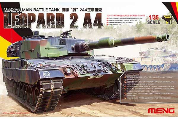 LEOPARD 2 A4 (1/35) MENG TS-016 LEOPARD 2 A4 (1/35) MENG TS-016