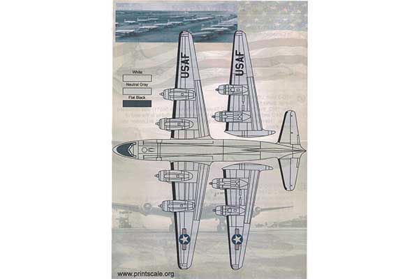 Декаль для самолета Doulas C-54 Skymaster (Print Scale 72-203) 1/7