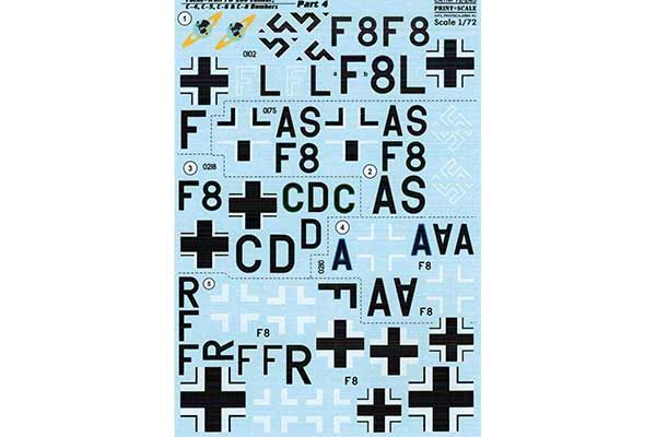 Декаль для самолета Focke- Wulf Fw 200 "Condor", часть 4 (Print Scale 72-245) 1/72 Декаль для самолета Focke- Wulf Fw 200 "Condor", часть 4 (Print Scale 72-245) 1/72
