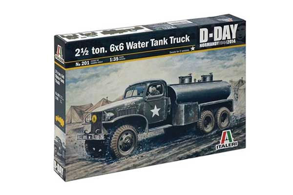 2 ½ Ton, 6x6 Water Tank Truck (ITALERI 201) 1/35