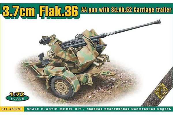3,7cm Flak 36 (ACE 72570) 1/72 3,7cm Flak 36 (ACE 72570) 1/72