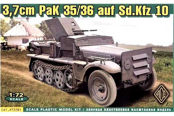 37mm PaK 35/36 auf Sd.Kfz 10 (ACE 72281) 1/72