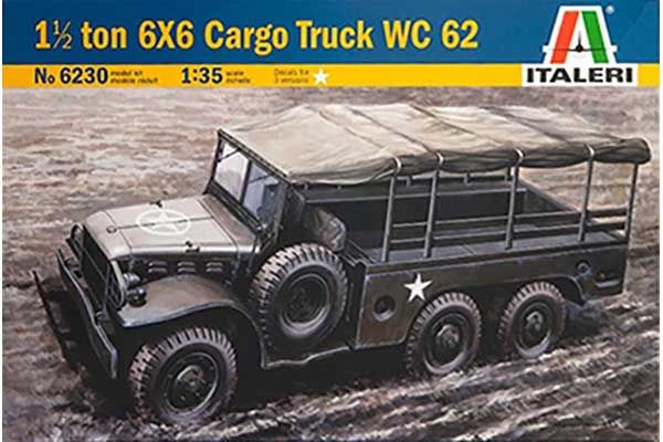 6x6 грузовик WC 62 (ITALERI 6230) 1/35 6x6 грузовик WC 62 (ITALERI 6230) 1/35
