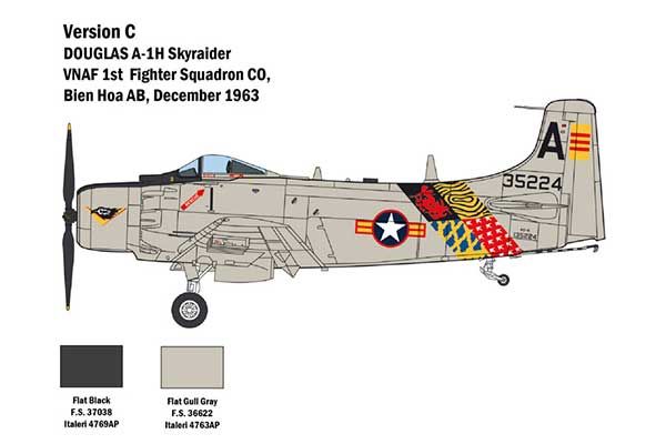 A-1H Skyraider (ITALERI 2788) 1/48