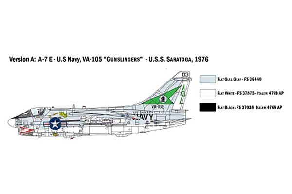 A-7E Corsair II (ITALERI 1411) 1/72