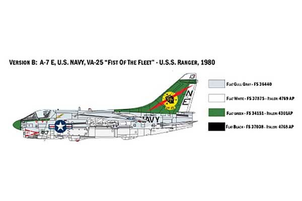 A-7E Corsair II (ITALERI 1411) 1/72